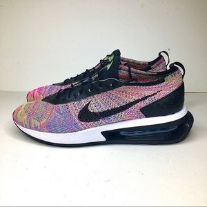 NEW Nike Air Max Flyknit Racer Mens Sz 13 Ghost Green Pink Blast DJ6106-300